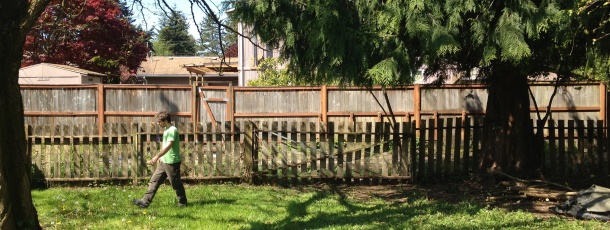 We’re loving our new backyard!